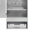 rygeovn med røgflis 44,5x29x110 cm galvaniseret stål