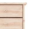 skoskab ALTA 77x35x96 cm massivt fyrretræ