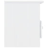tv-skab med skuffer ALTA 100x35x41 cm massivt fyrretræ hvid