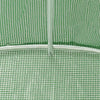drivhus med stålstel 80 m² 16x5x2,3 m grøn