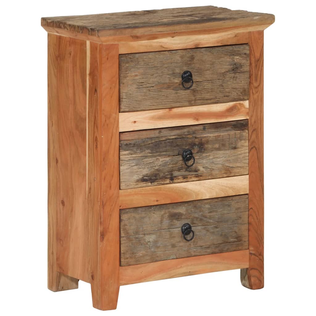 skab 55x33x75 cm massivt akacietræ