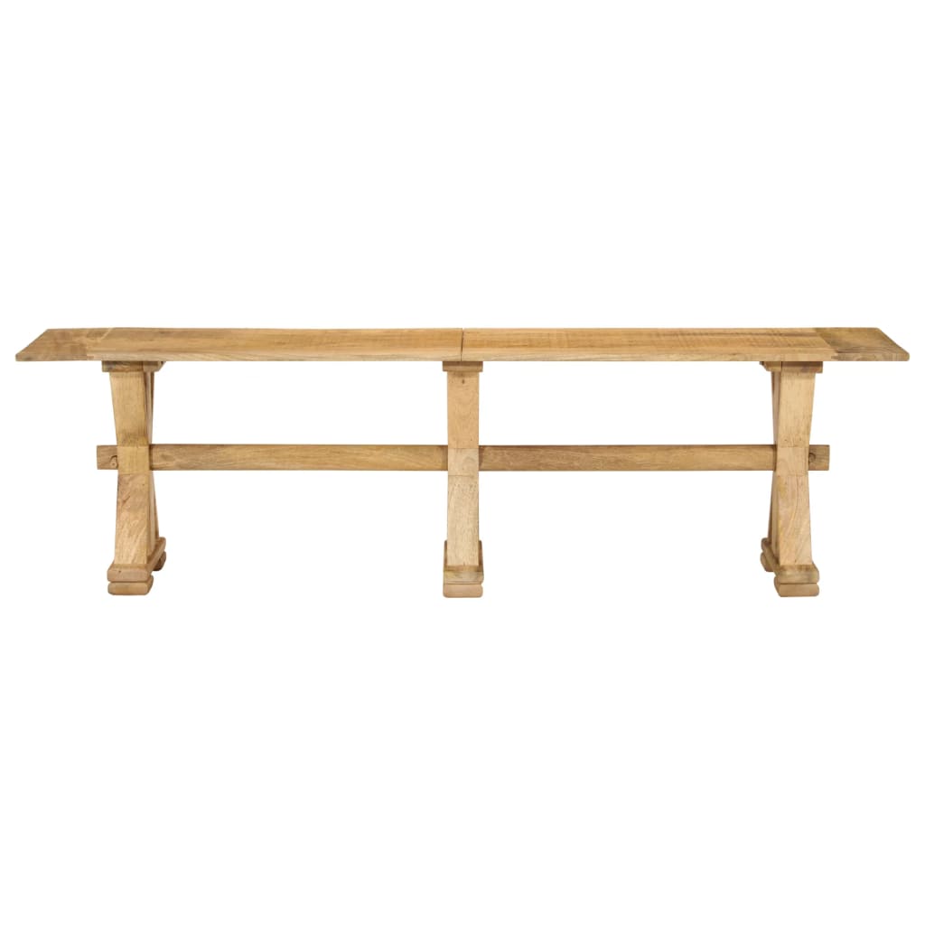 bænk 160x35x45 cm massivt mangotræ