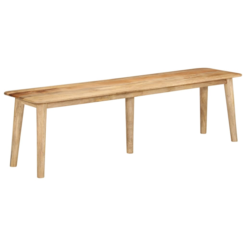 bænk 160x40x45 cm massivt mangotræ
