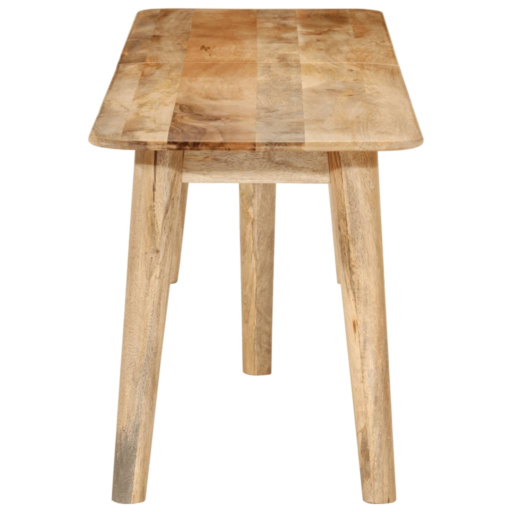 bænk 160x40x45 cm massivt mangotræ