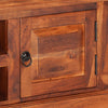 tv-bord med låger 112x30x40 cm massivt akacietræ