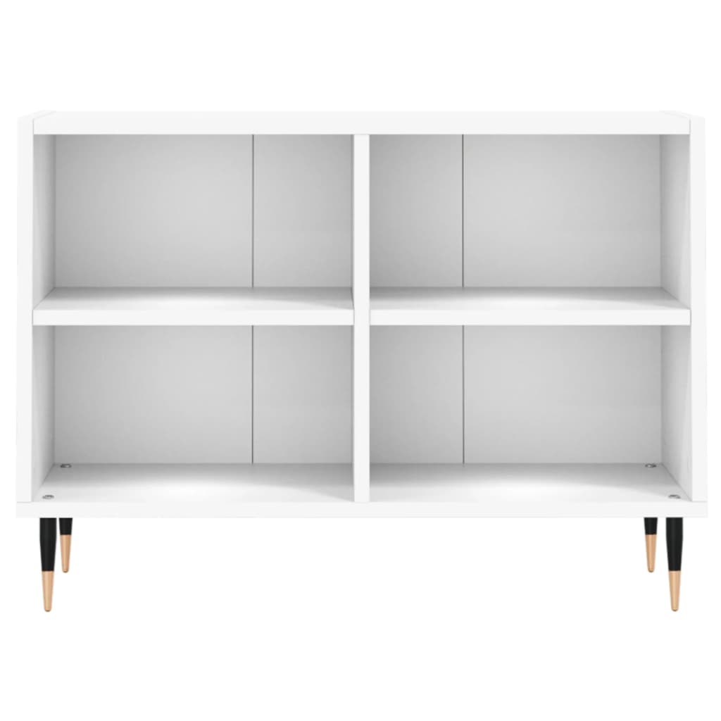 tv-bord 69,5x30x50 cm konstrueret træ hvid