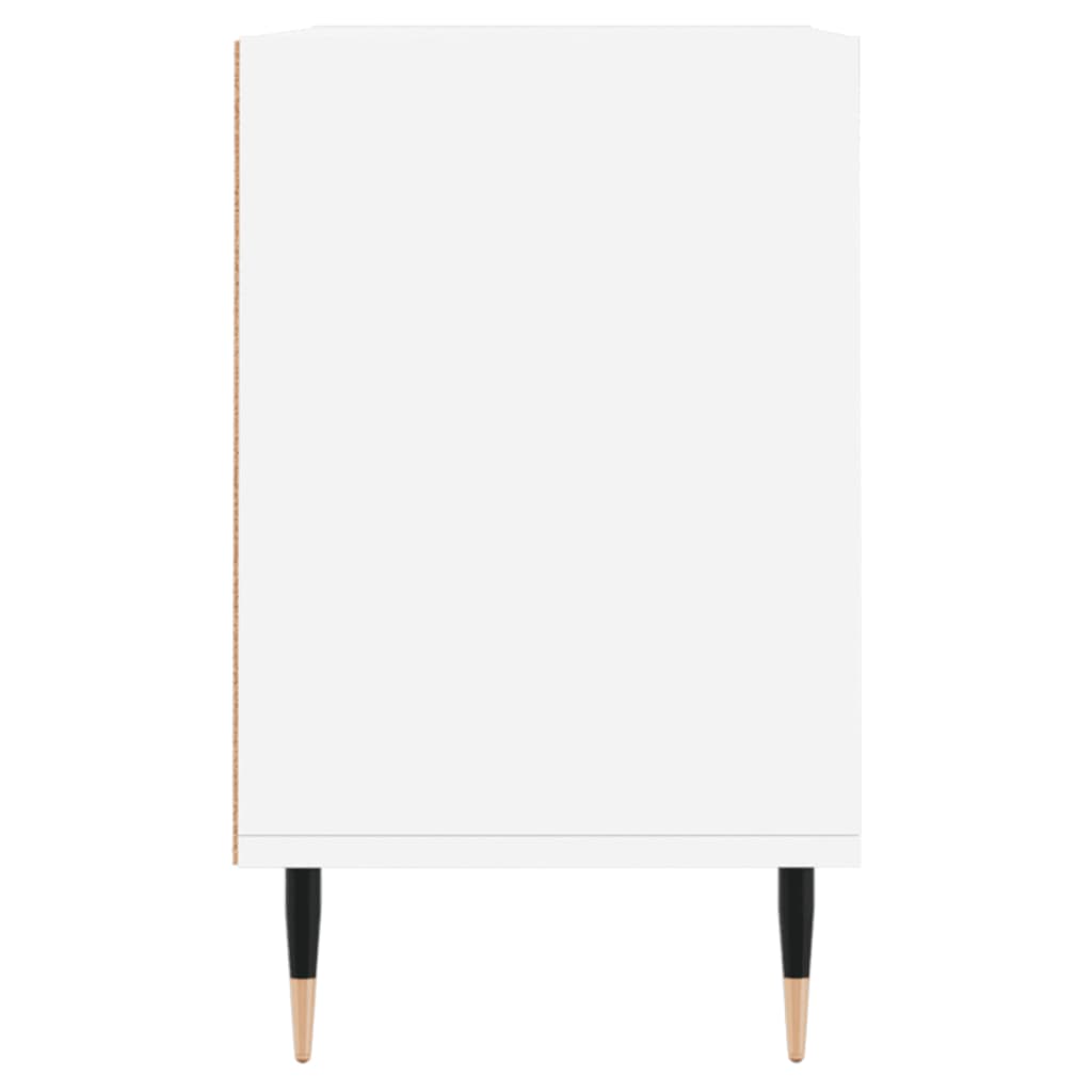 tv-bord 69,5x30x50 cm konstrueret træ hvid