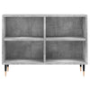 tv-bord 69,5x30x50 cm konstrueret træ betongrå