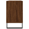tv-bord 103,5x30x50 cm konstrueret træ brun egetræsfarve