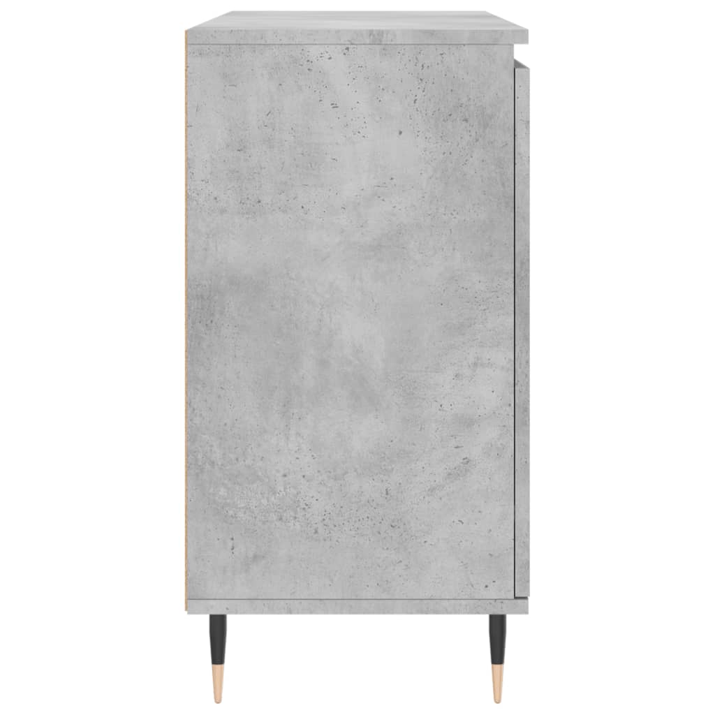 skænk 101,5x35x70 cm konstrueret træ betongrå