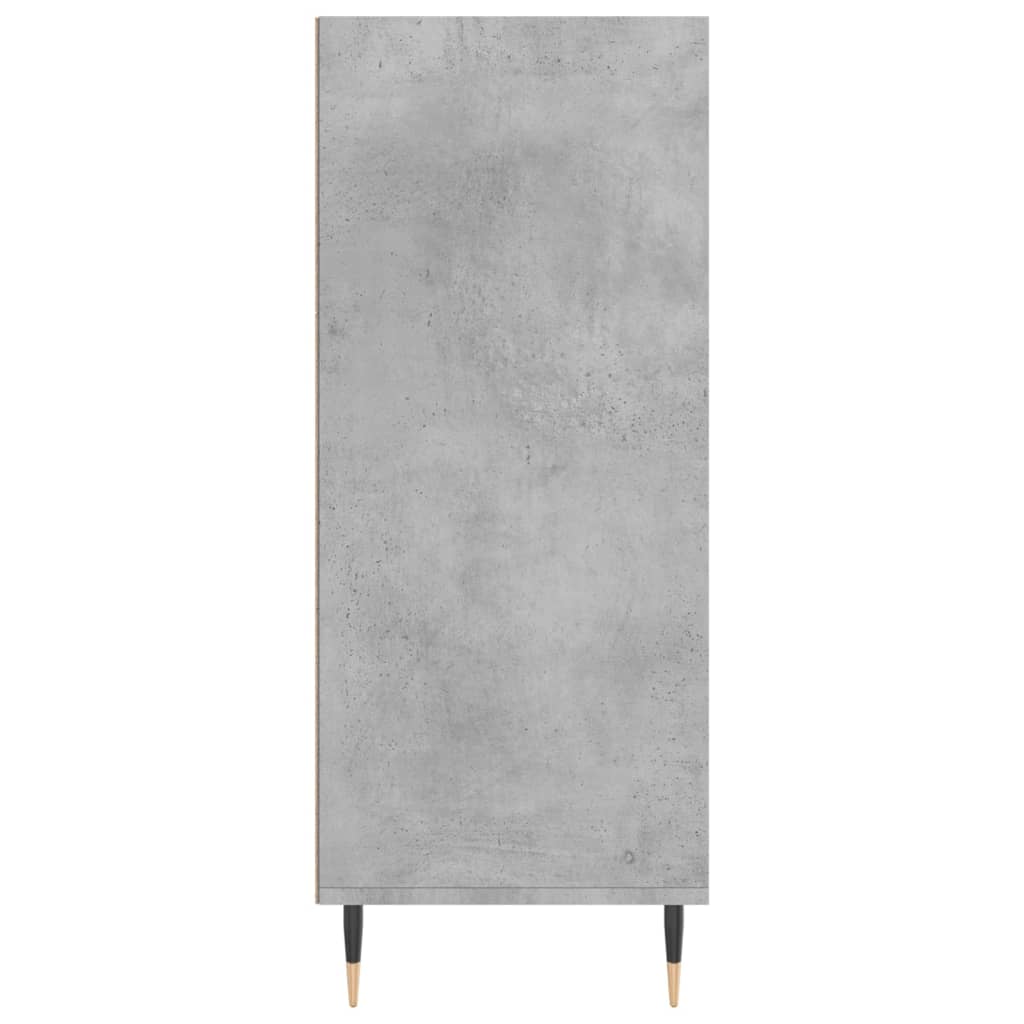 skab 57x35x90 cm konstrueret træ betongrå