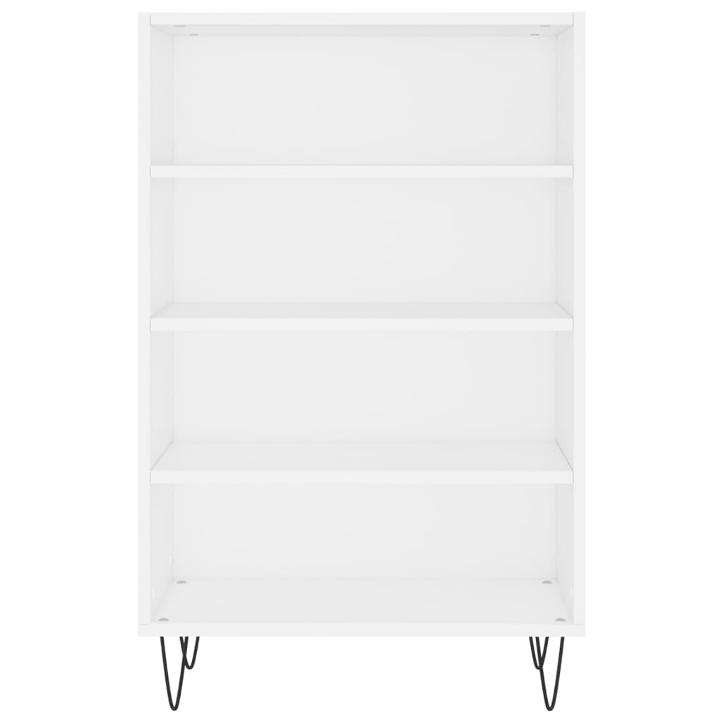 skab 57x35x90 cm konstrueret træ hvid