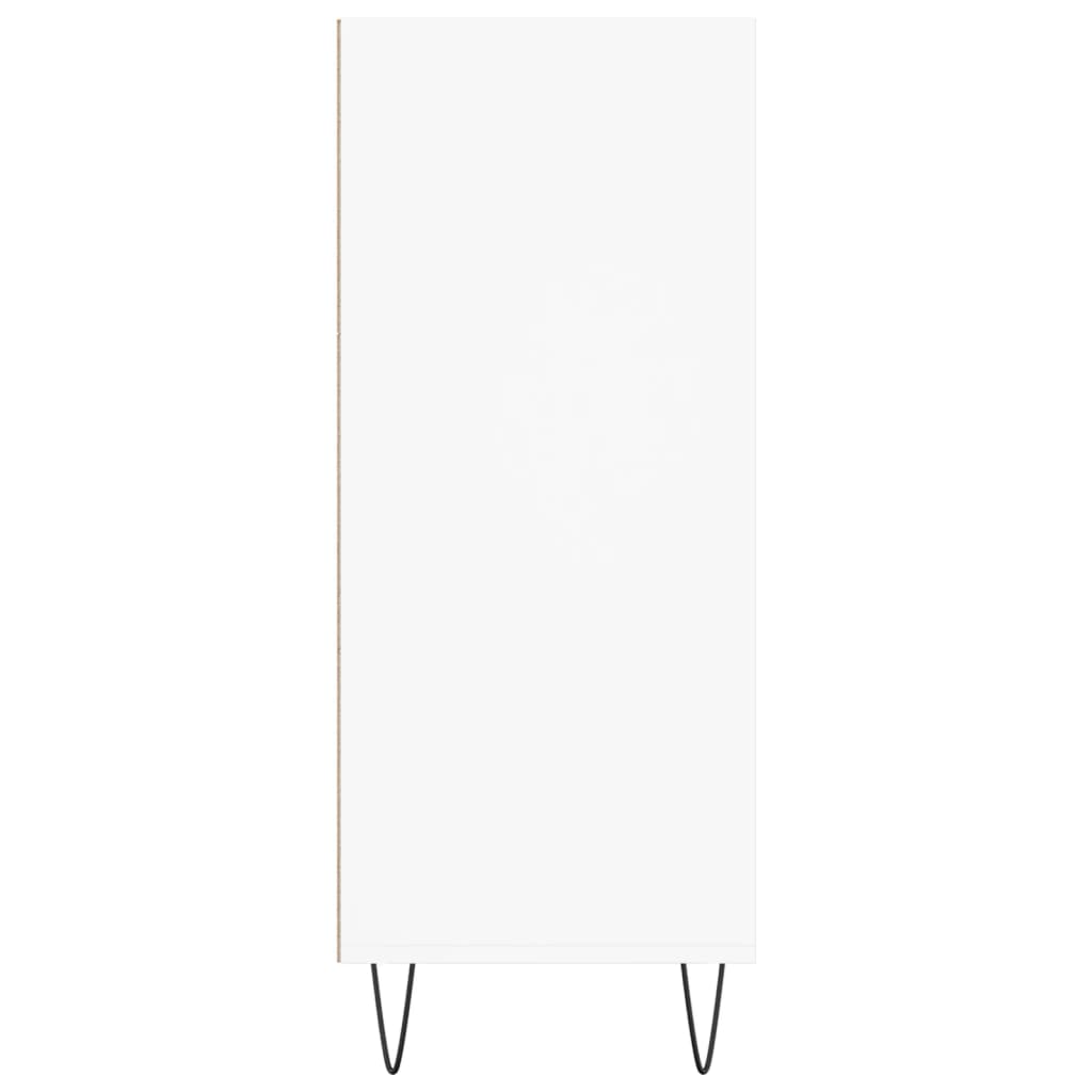 skab 57x35x90 cm konstrueret træ hvid