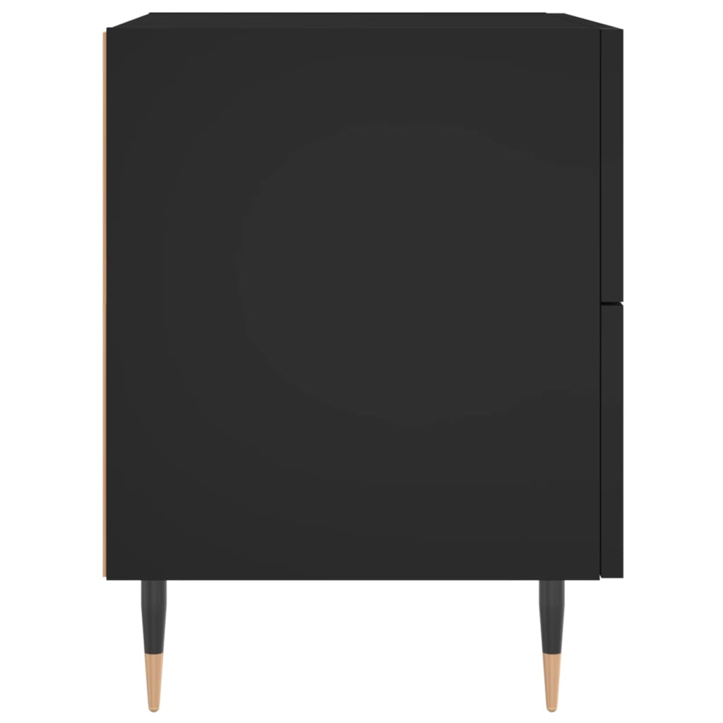 sengebord 40x35x47,5 cm konstrueret træ sort