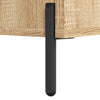 sengeborde 2 stk. 40x35x47,5 cm konstrueret træ sonoma-eg