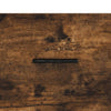 sengeborde 2 stk. 40x35x47,5 cm konstrueret træ røget egetræ