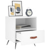 sengeborde 2 stk. 40x35x47,5 cm konstrueret træ hvid