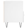 sengeborde 2 stk. 40x35x47,5 cm konstrueret træ hvid