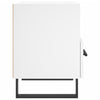 sengeborde 2 stk. 40x35x47,5 cm konstrueret træ hvid