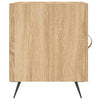 sengeborde 2 stk. 40x40x50 cm konstrueret træ sonoma-eg