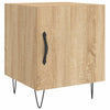 sengeborde 2 stk. 40x40x50 cm konstrueret træ sonoma-eg