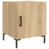sengeborde 2 stk. 40x40x50 cm konstrueret træ sonoma-eg