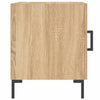 sengeborde 2 stk. 40x40x50 cm konstrueret træ sonoma-eg