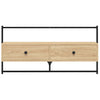 væghængt tv-bord 100,5x30x51 cm konstrueret træ sonoma-eg