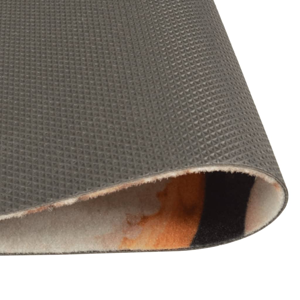 køkkentæppe 45x150 cm grøntsagsdesign vaskbart fløjl