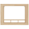 tv-møbel 152x22x113 cm konstrueret træ sonoma-eg