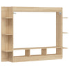 tv-møbel 152x22x113 cm konstrueret træ sonoma-eg