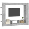 tv-møbel 152x22x113 cm konstrueret træ betongrå