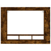 tv-møbel 152x22x113 cm konstrueret træ røget sonoma-eg
