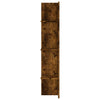 tv-møbel 152x22x113 cm konstrueret træ røget sonoma-eg