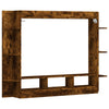 tv-møbel 152x22x113 cm konstrueret træ røget sonoma-eg