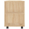 tv-bord 102x34,5x43 cm konstrueret træ sonoma-eg