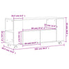 tv-bord 102x34,5x43 cm konstrueret træ betongrå