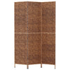 rumdeler med 3 paneler 122x180 cm vandhyacint brun