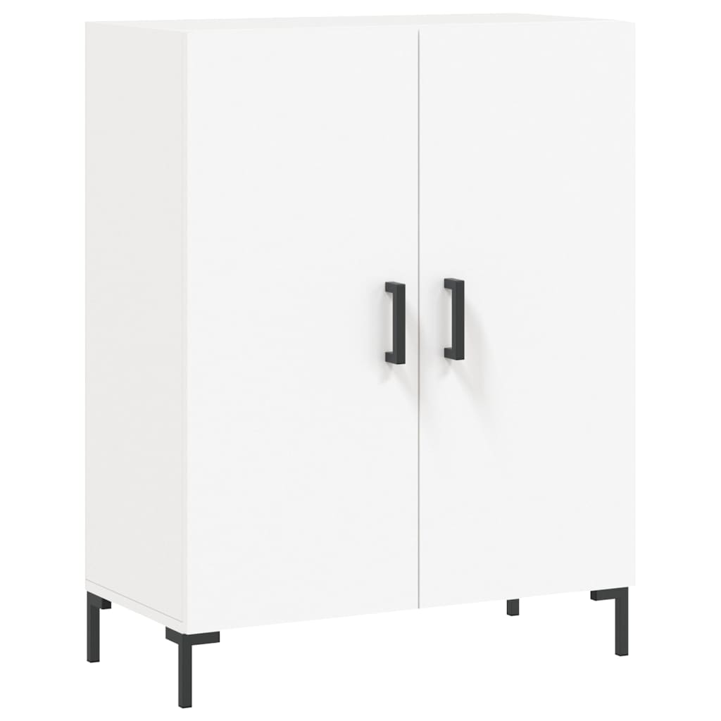 højskab 69,5x34x180 cm konstrueret træ hvid