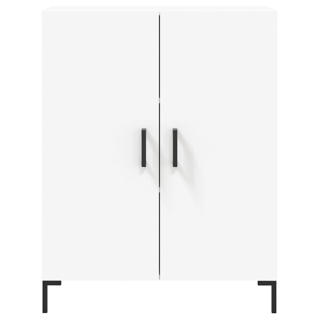 højskab 69,5x34x180 cm konstrueret træ hvid