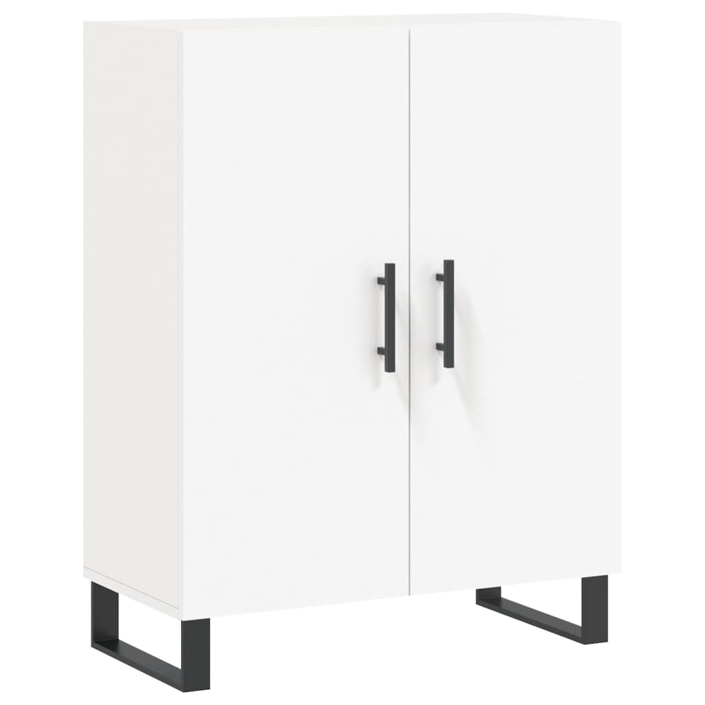 højskab 69,5x34x180 cm konstrueret træ hvid