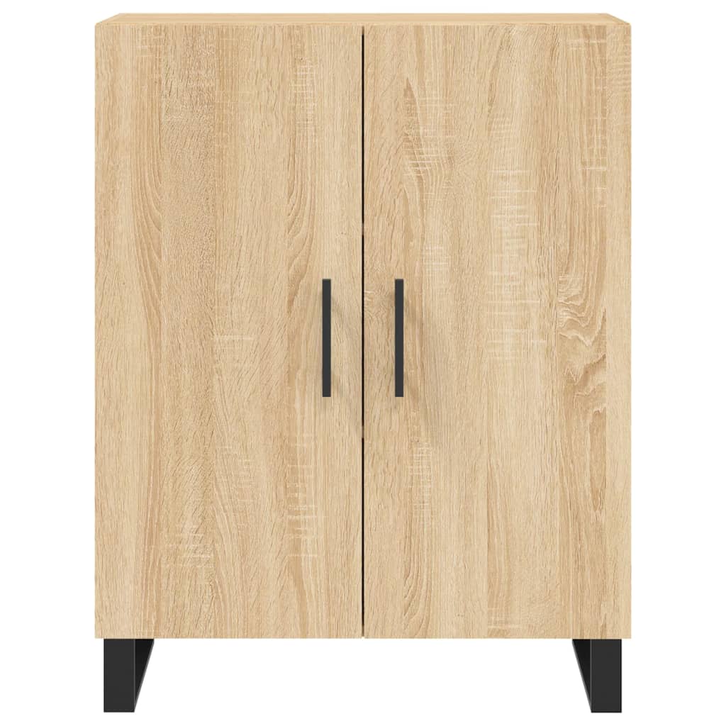 højskab 69,5x34x180 cm konstrueret træ sonoma-eg