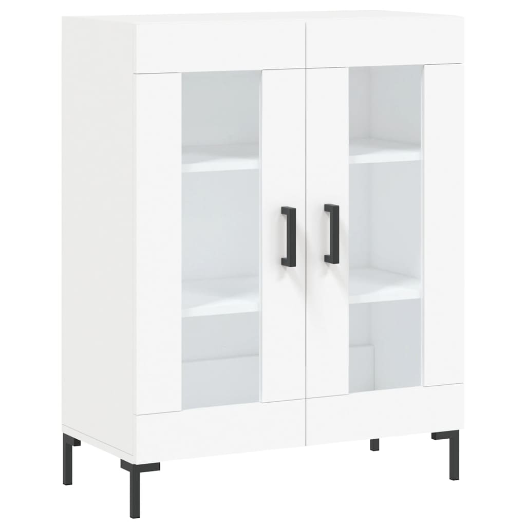 højskab 69,5x34x180 cm konstrueret træ hvid