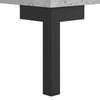 højskab 69,5x34x180 cm konstrueret træ betongrå