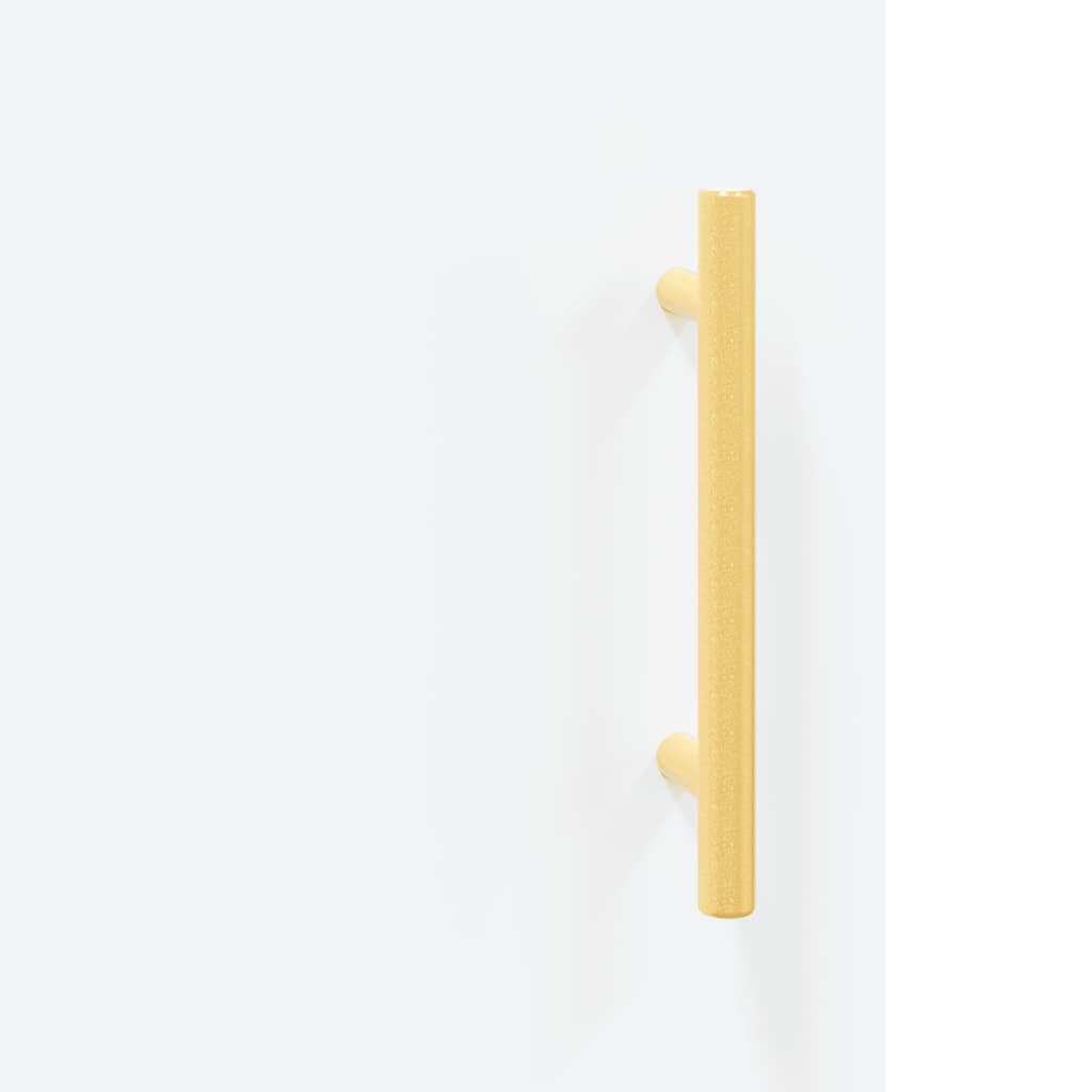 højskab 69,5x34x180 cm konstrueret træ hvid