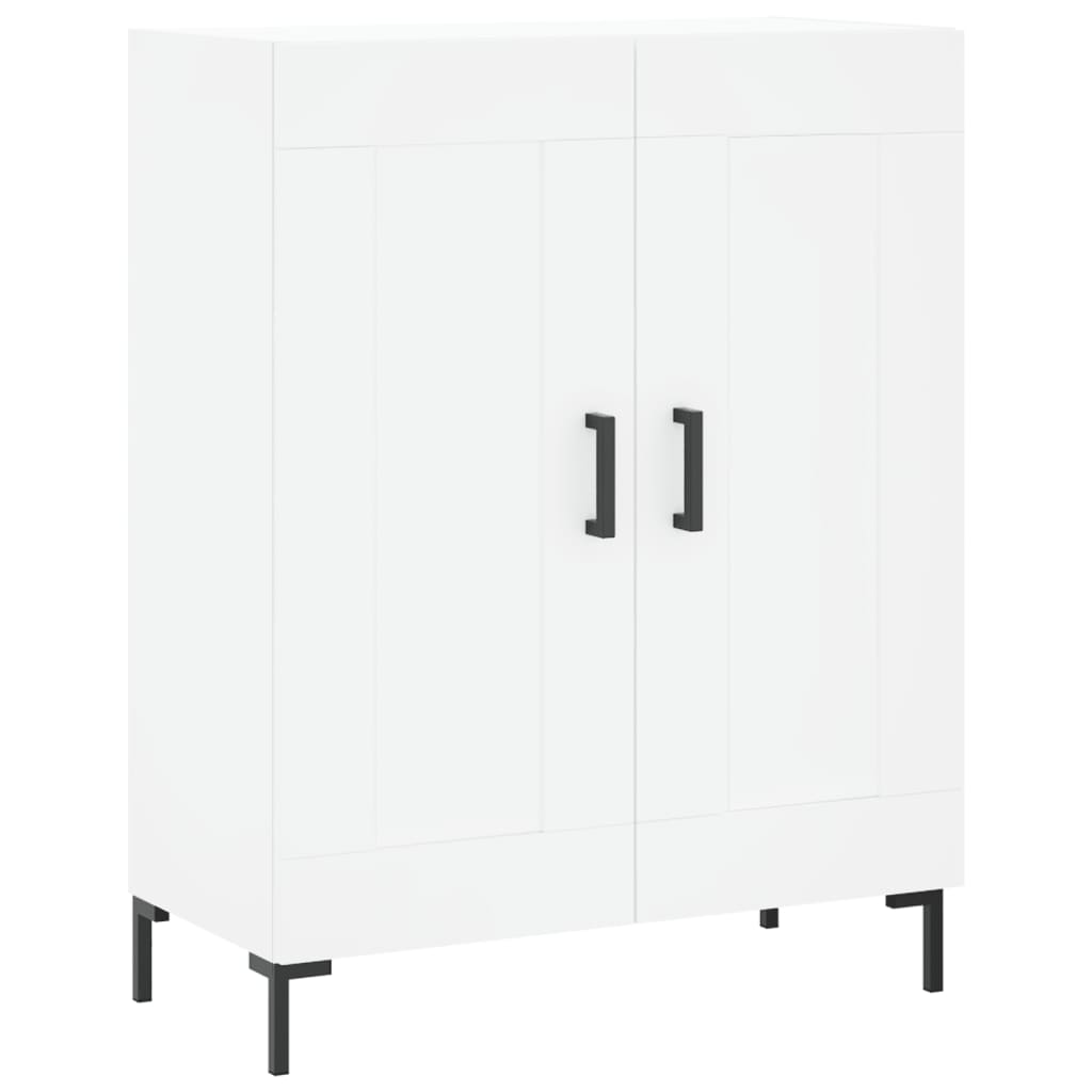 højskab 69,5x34x180 cm konstrueret træ hvid