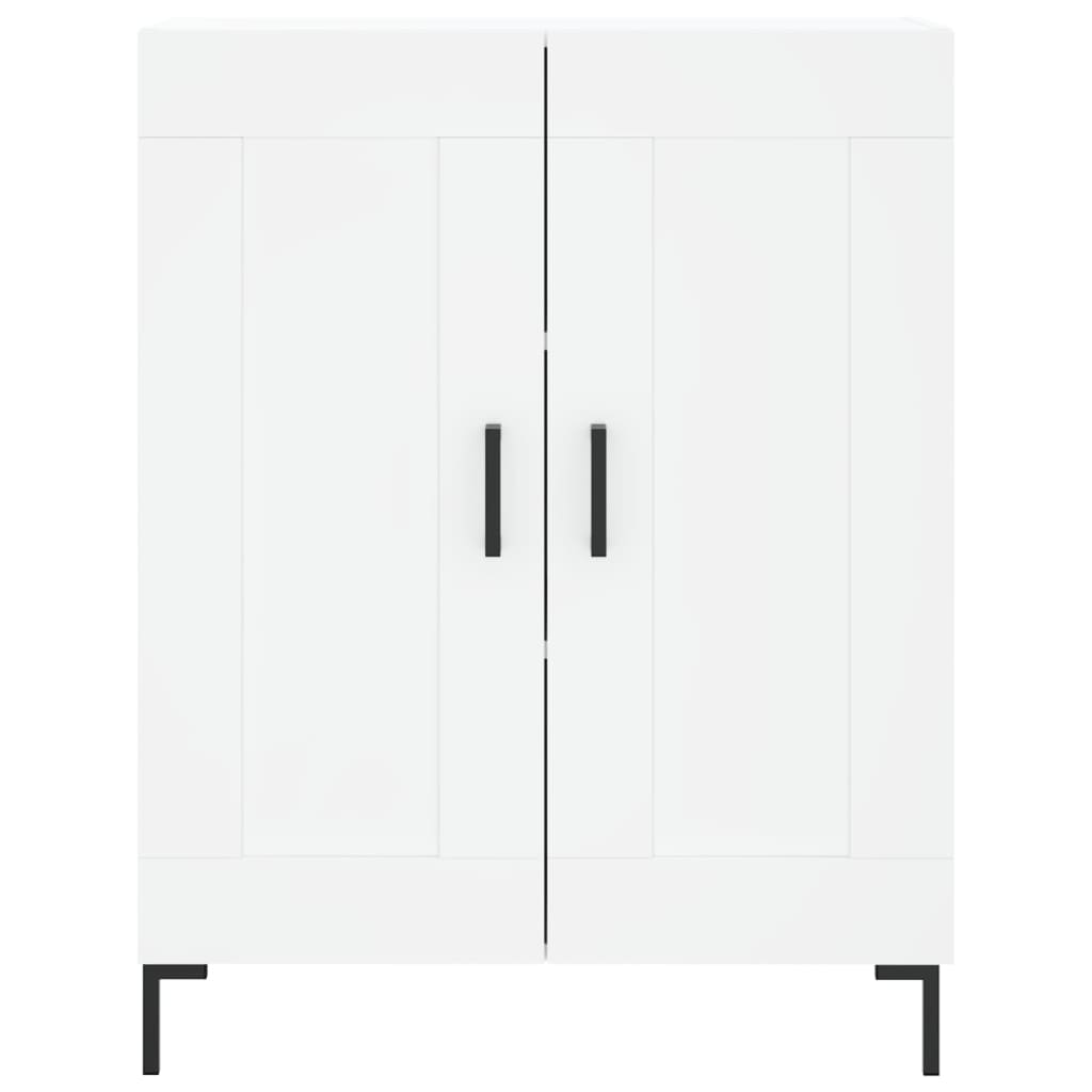 højskab 69,5x34x180 cm konstrueret træ hvid