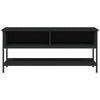 tv-bord 100x35x45 cm konstrueret træ sort