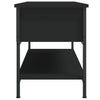 tv-bord 100x35x45 cm konstrueret træ sort
