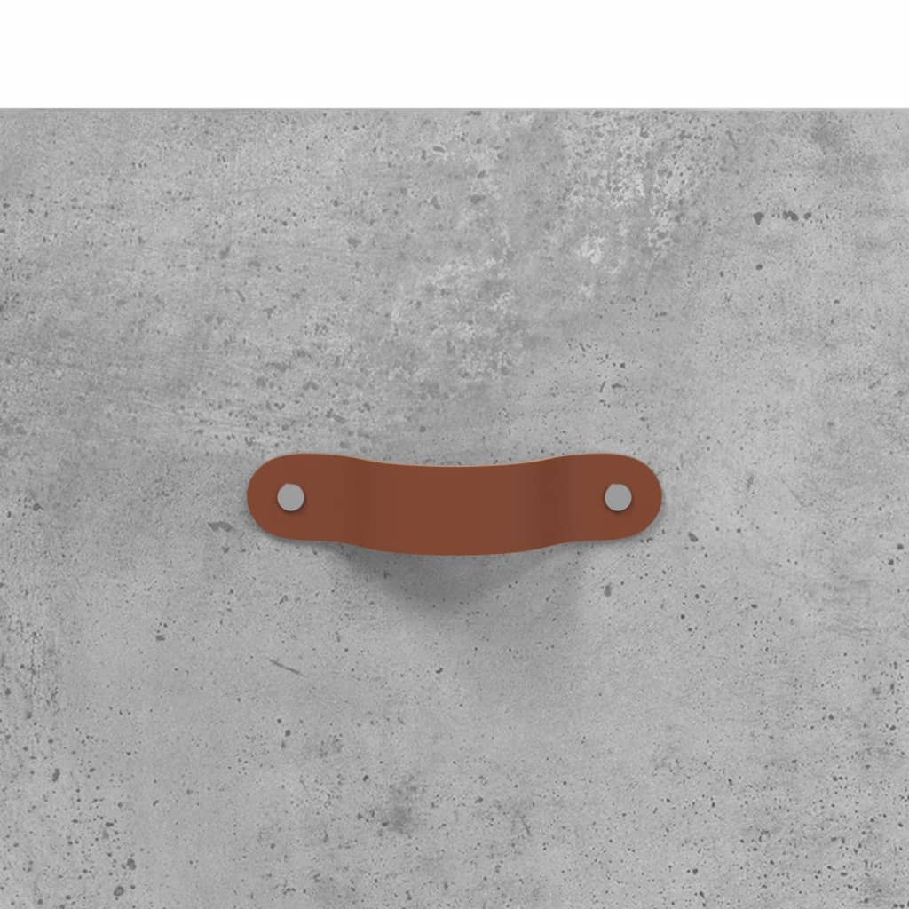 skænk 69,5x34x90 cm konstrueret træ betongrå